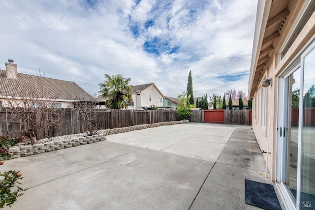 view of patio / terrace featuring a fenced backyard