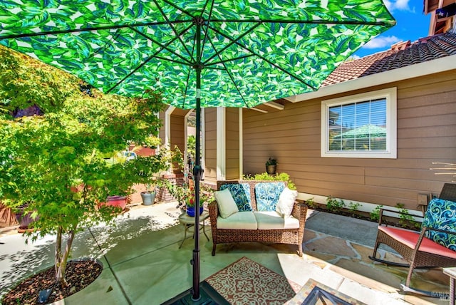 view of patio