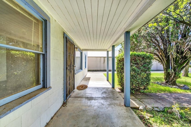 view of patio