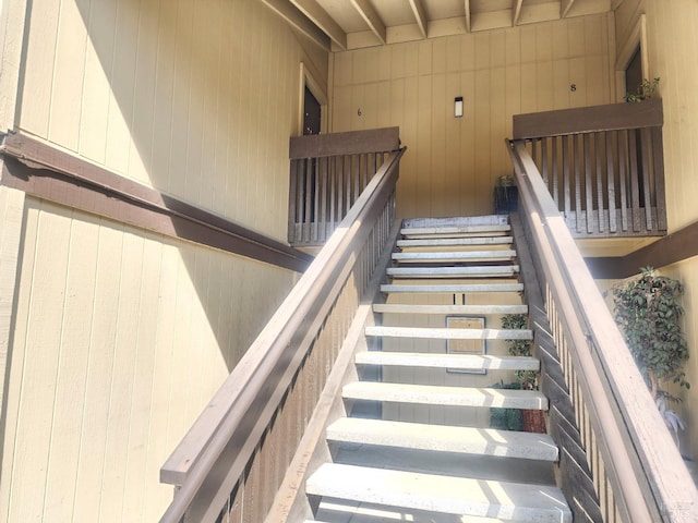 view of staircase