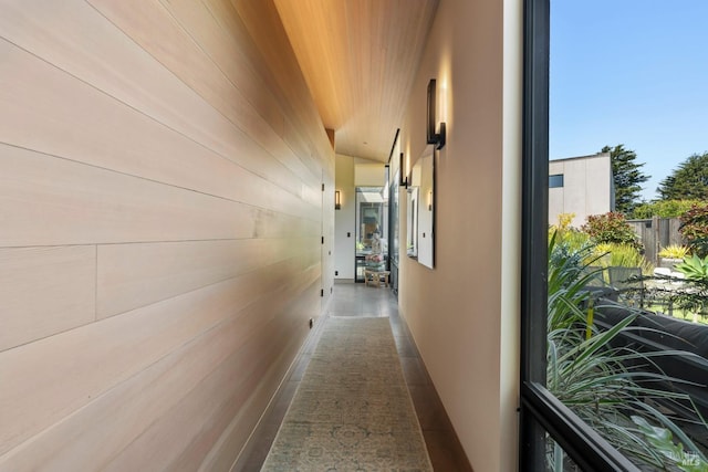 view of corridor