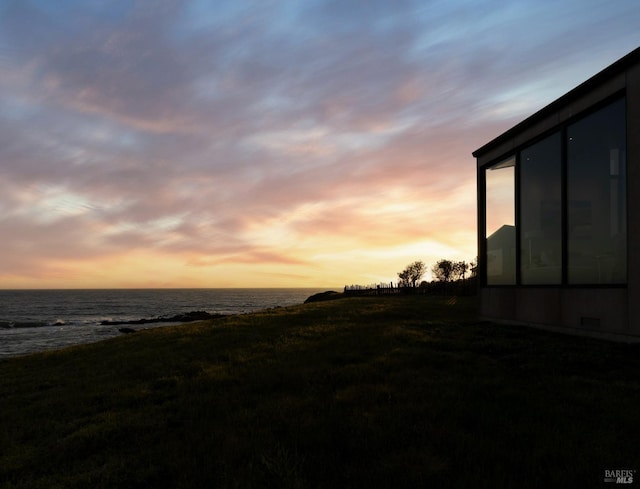 property view of water