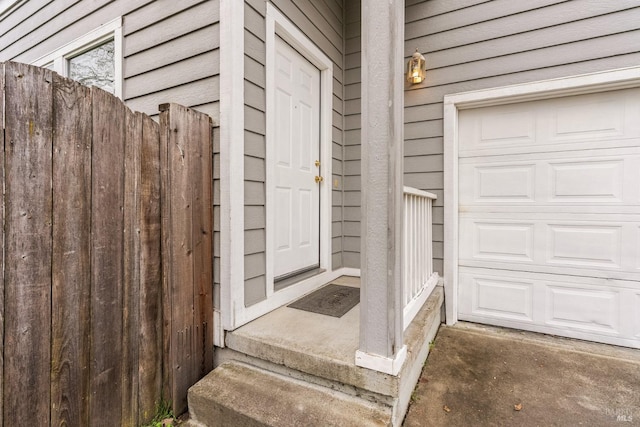 view of entrance to property