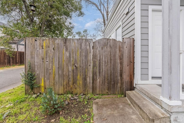 details featuring fence