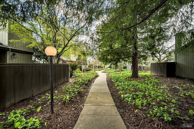 exterior space with fence