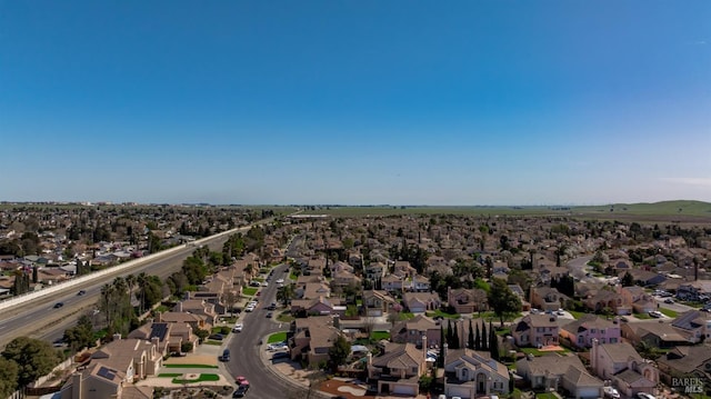 bird's eye view featuring a residential view