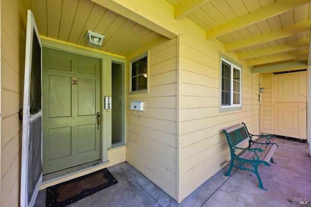 view of property entrance