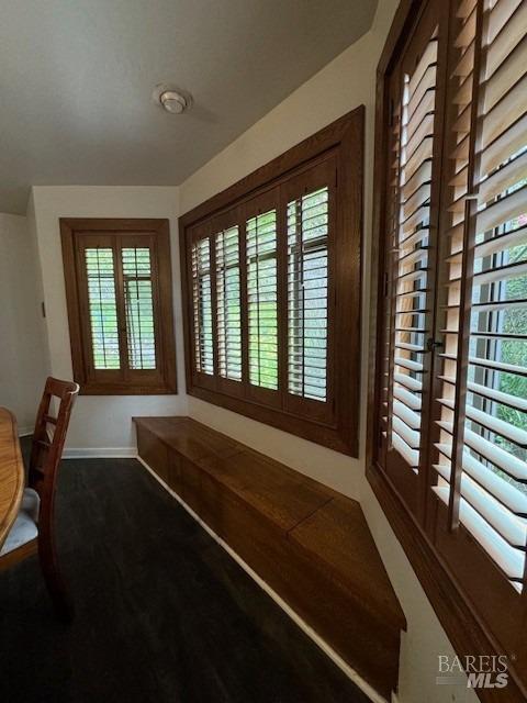 interior space with baseboards