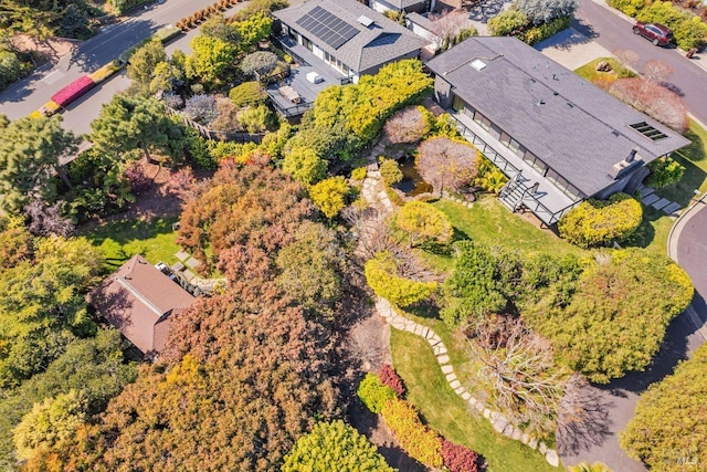 bird's eye view featuring a residential view