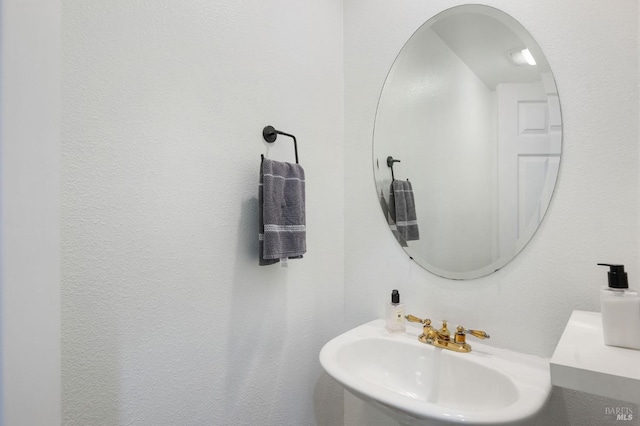 bathroom with a sink