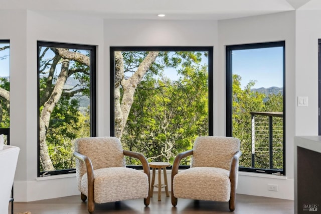 view of sitting room