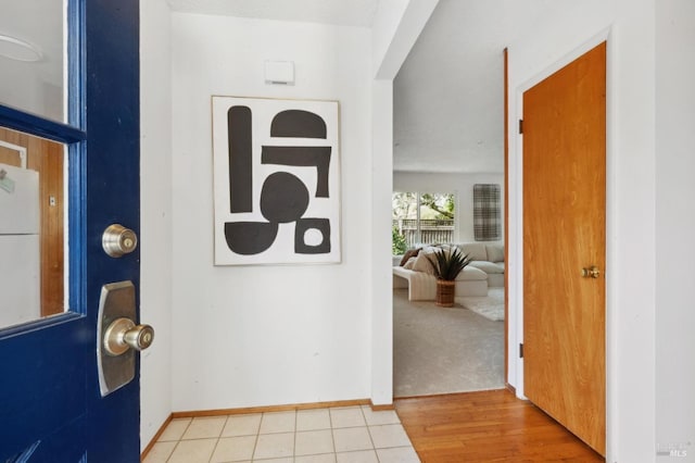 entrance foyer featuring baseboards