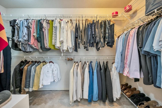 view of spacious closet