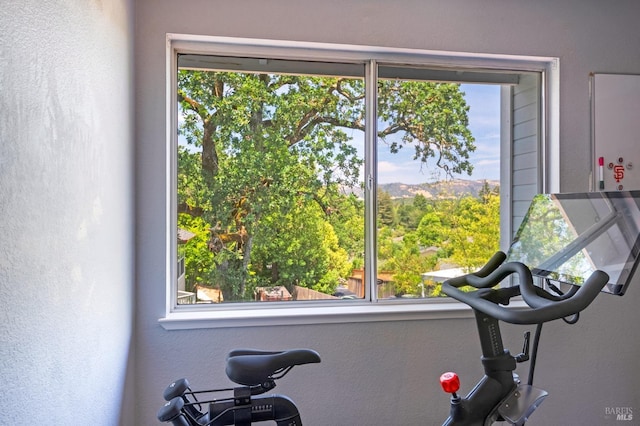 view of workout room
