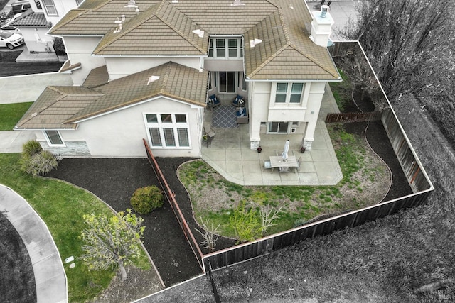 aerial view
