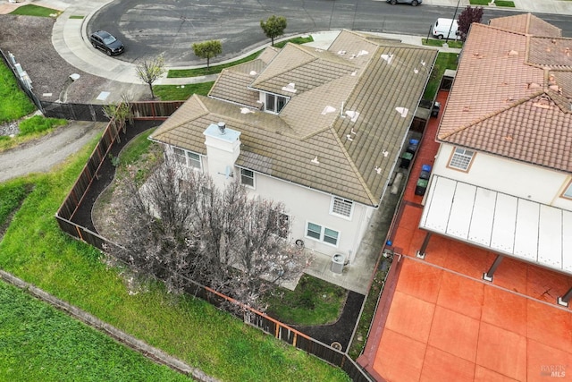 aerial view