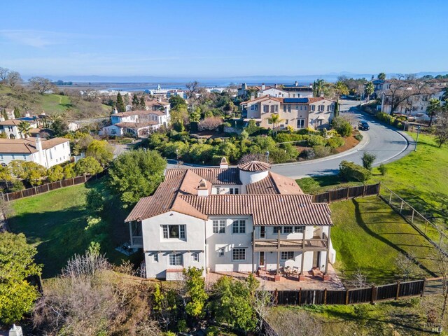 bird's eye view featuring a residential view