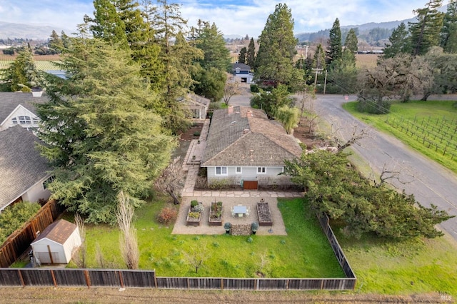 22 S Crane Ave, Saint Helena, CA 94574 - birds eye view of property