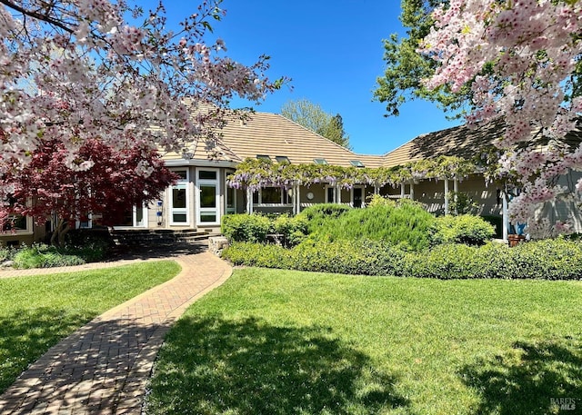 1706 Garnett Creek Ct, Calistoga, CA 94515 - rear view of property featuring a yard