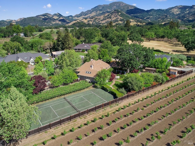 1706 Garnett Creek Ct, Calistoga, CA 94515 - aerial view of a mountain backdrop