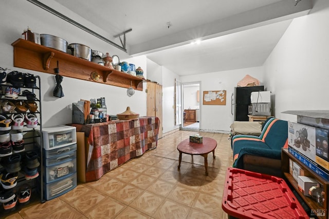 view of sitting room