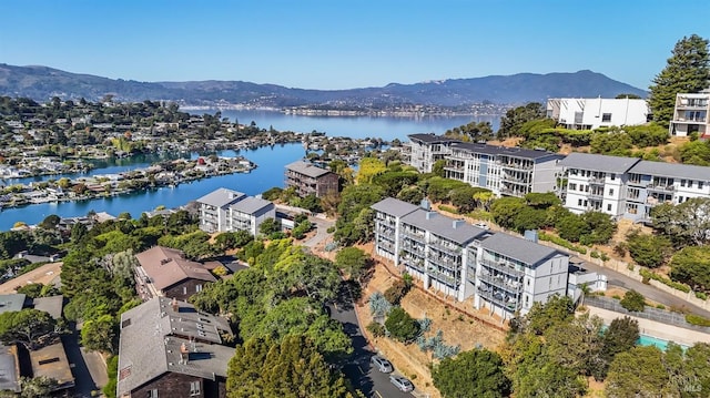 45 Harbor Oak Dr Unit 35, Tiburon, CA 94920 - birds eye view of property featuring a water and mountain view
