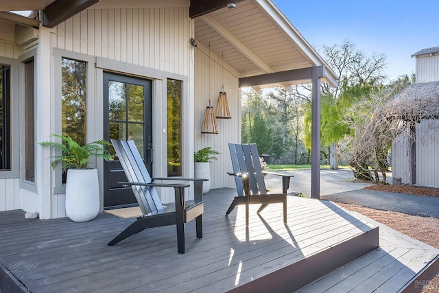3651 Bones Rd, Sebastopol, CA 95472 - view of wooden terrace