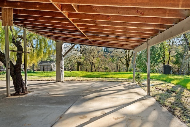 3651 Bones Rd, Sebastopol, CA 95472 - view of patio / terrace with view of scattered trees