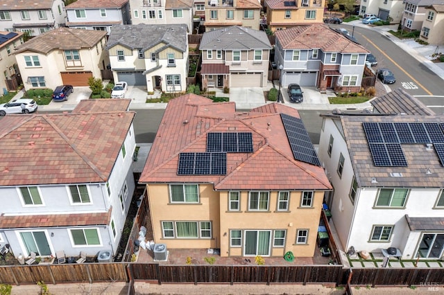 drone / aerial view featuring a residential view