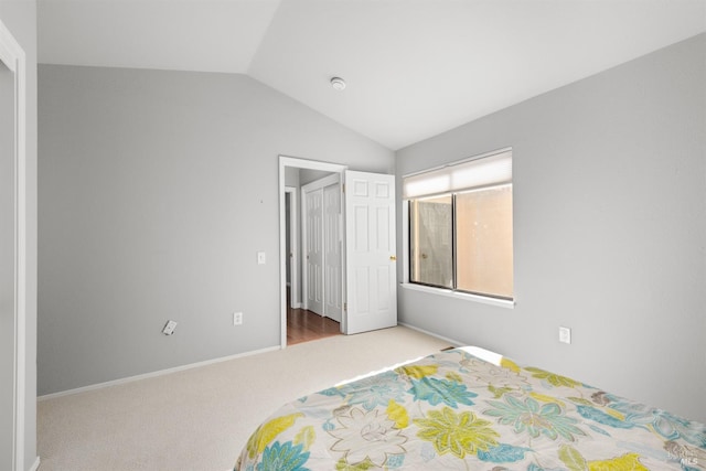 43 Fountain Grove Cir, Napa, CA 94558 - carpeted bedroom featuring vaulted ceiling