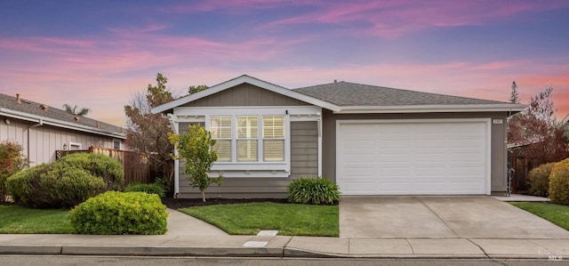 3982 Lucero St, Napa, CA 94558 - ranch-style home with driveway and an attached garage