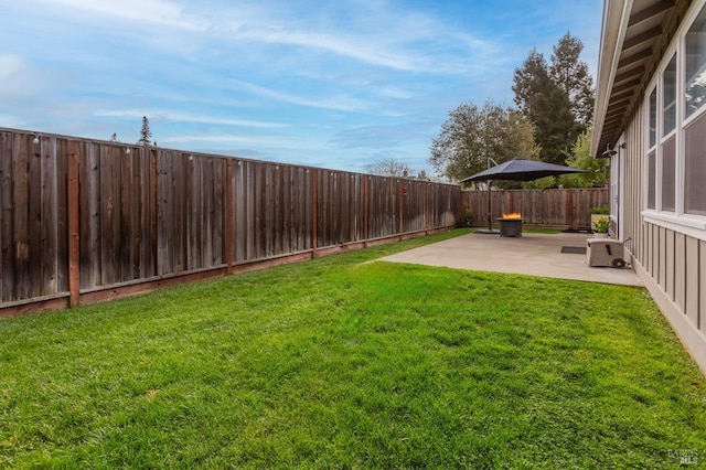 3982 Lucero St, Napa, CA 94558 - view of yard with a patio