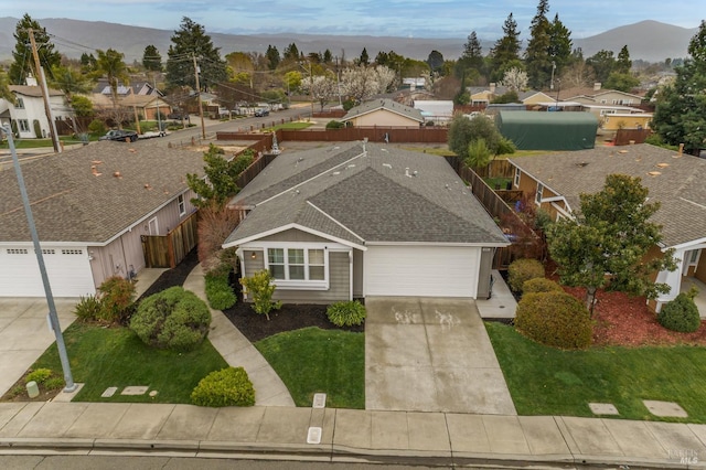3982 Lucero St, Napa, CA 94558 - aerial perspective of suburban area featuring mountains