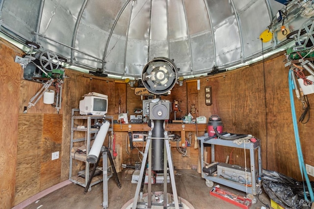 view of storage area