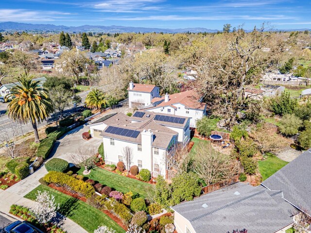 drone / aerial view featuring a residential view