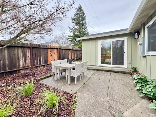 2131 1st Ave, Napa, CA 94558 - view of patio / terrace with outdoor dining area and fence