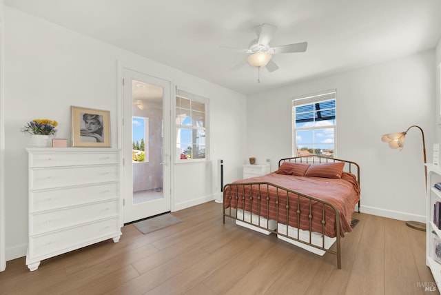 830 Elderberry Loop, Vacaville, CA 95688 - bedroom with a ceiling fan, wood finished floors, and baseboards