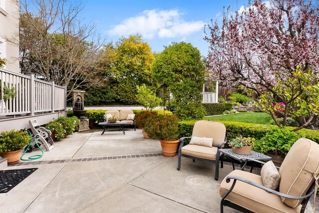 1620 Saint Francis Ct, Benicia, CA 94510 - view of patio / terrace featuring outdoor lounge area