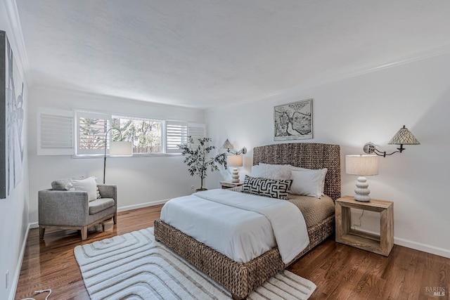 835 S Eliseo Dr, Greenbrae, CA 94904 - bedroom featuring wood finished floors and ornamental molding