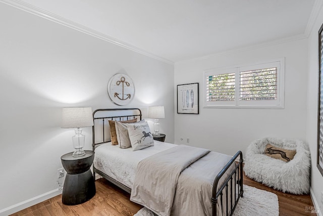 835 S Eliseo Dr, Greenbrae, CA 94904 - bedroom featuring crown molding and wood finished floors