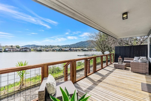 835 S Eliseo Dr, Greenbrae, CA 94904 - deck featuring a water view
