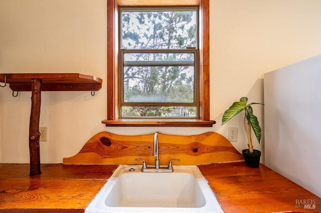 27821 Ten Mile Rd, Point Arena, CA 95468 - interior space with a sink and wooden counters