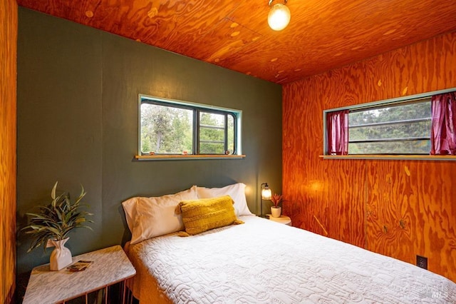 27821 Ten Mile Rd, Point Arena, CA 95468 - bedroom featuring wood ceiling