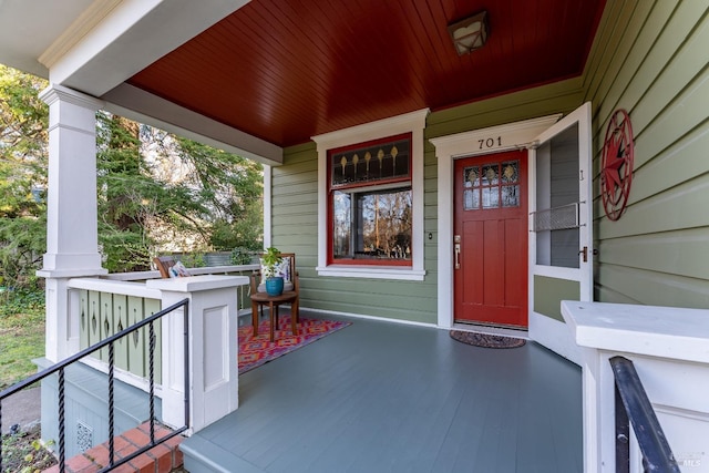 701 W Clay St, Ukiah, CA 95482 - view of exterior entry featuring a porch