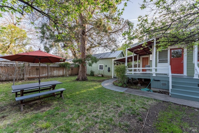 701 W Clay St, Ukiah, CA 95482 - view of yard with fence private yard