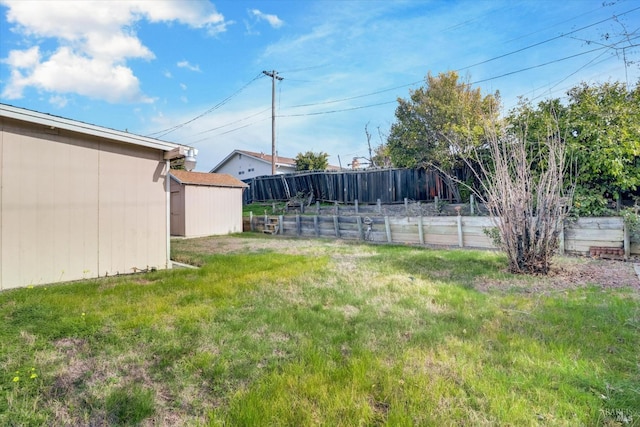 1014 Falcon Dr, Vallejo, CA 94589 - view of yard with a storage shed, an outdoor structure, and fence