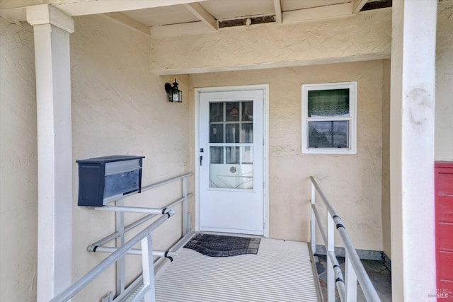 1014 Falcon Dr, Vallejo, CA 94589 - doorway to property featuring stucco siding