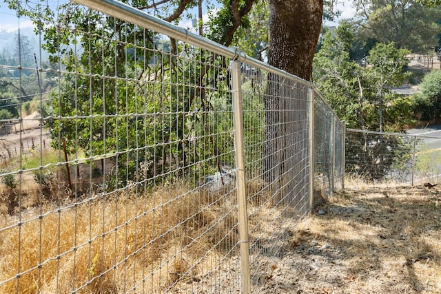exterior space with fence