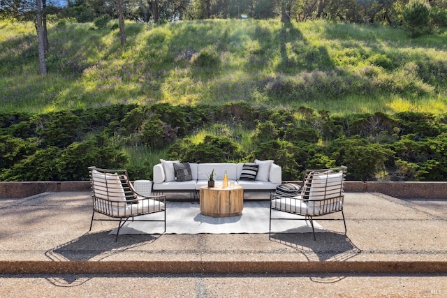 view of patio / terrace with outdoor lounge area
