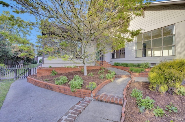 surrounding community featuring fence
